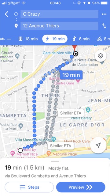 google map route planner