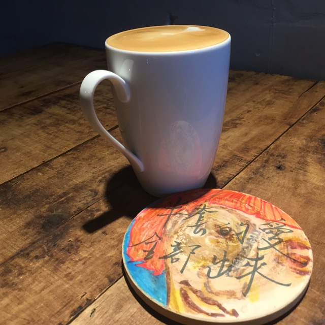 latte cafe at meromero cafe