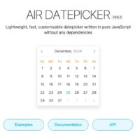 [筆記] Air Datepicker 前端日曆套件顯示僅年份選擇