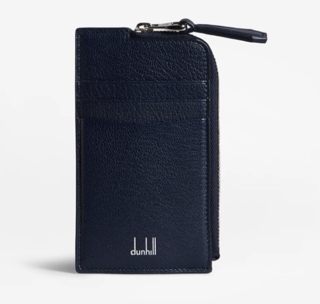 [開箱] Dunhill Duke Fine Leather Zip Card Case 零錢包